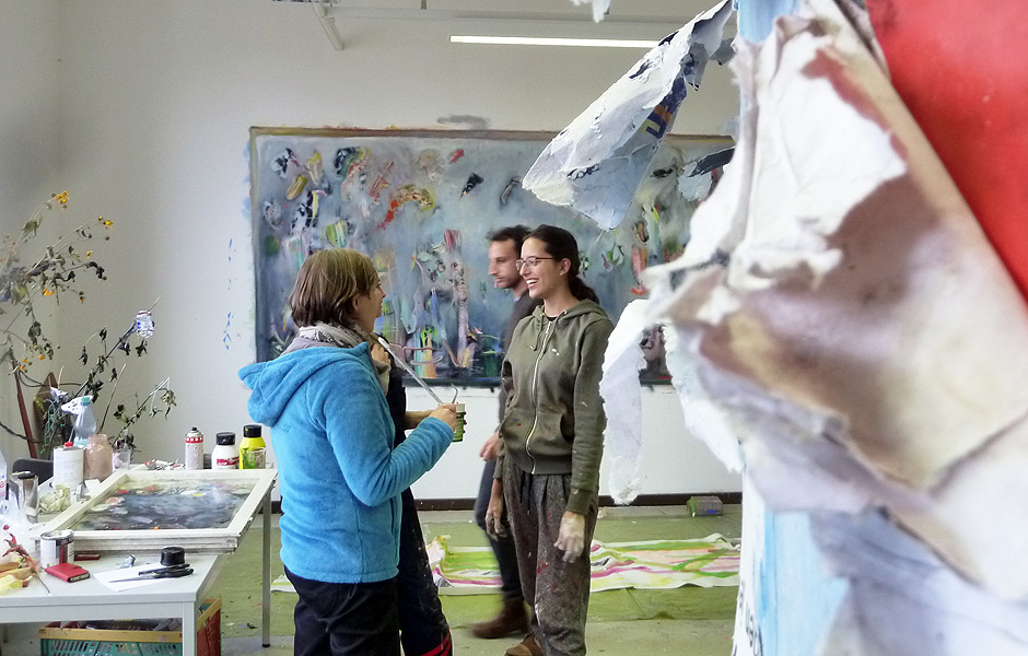 Seminar DRAWN PAINTING – PAINTED DRAWING by Manfred Schneider