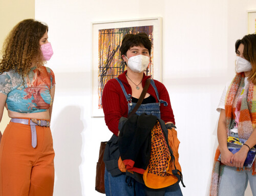 Besuch HERMANN NITSCH bei Peres Projects