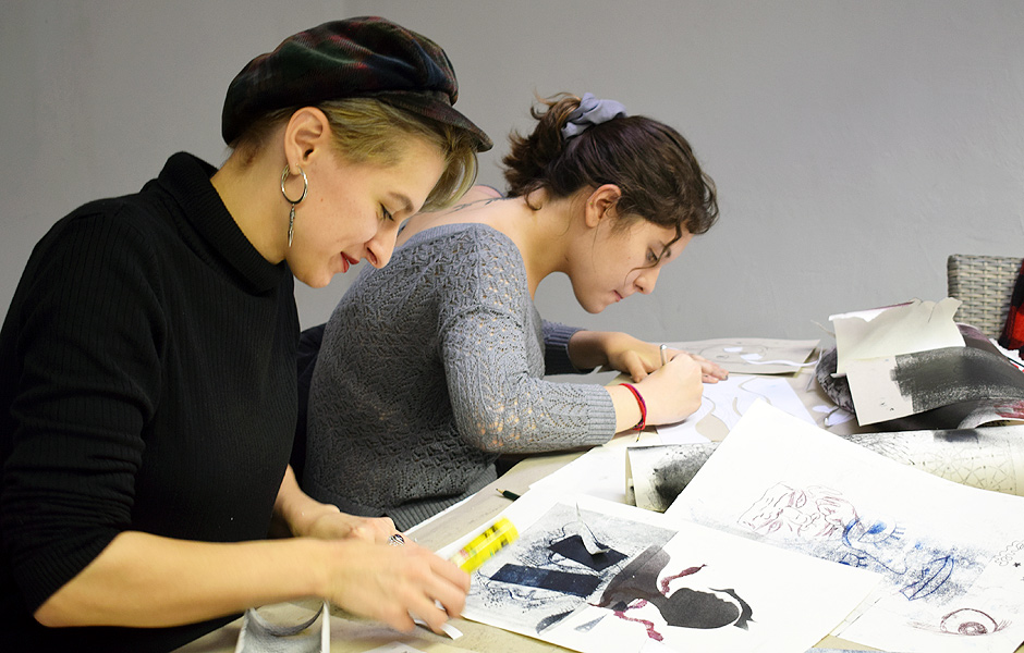 Workshop EXPERIMENTAL DRAWING: Multiples & Sequels by Anja Tchepets