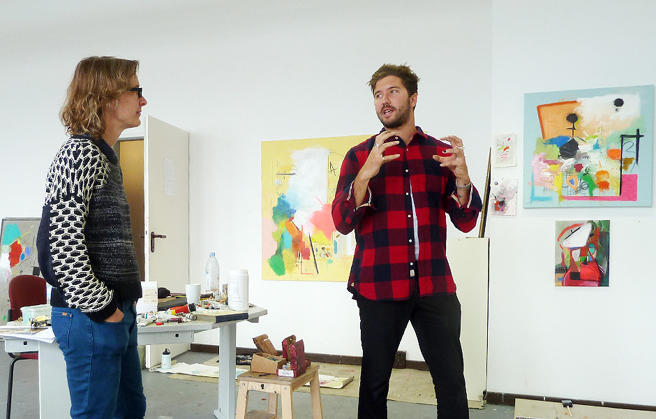 Seminar COLLAGE GOES PAINTING von Katrin Plavčak