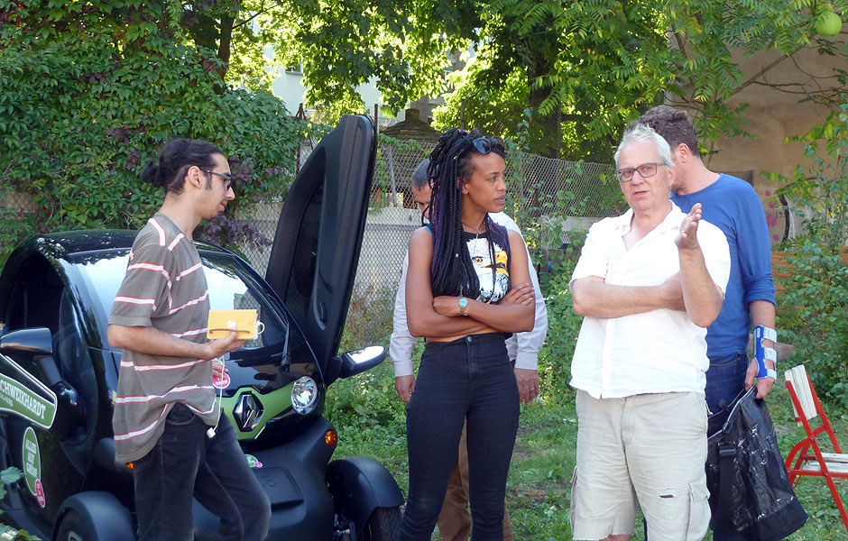 Besuch KULTURCONTAINER von Notker Schweikhardt