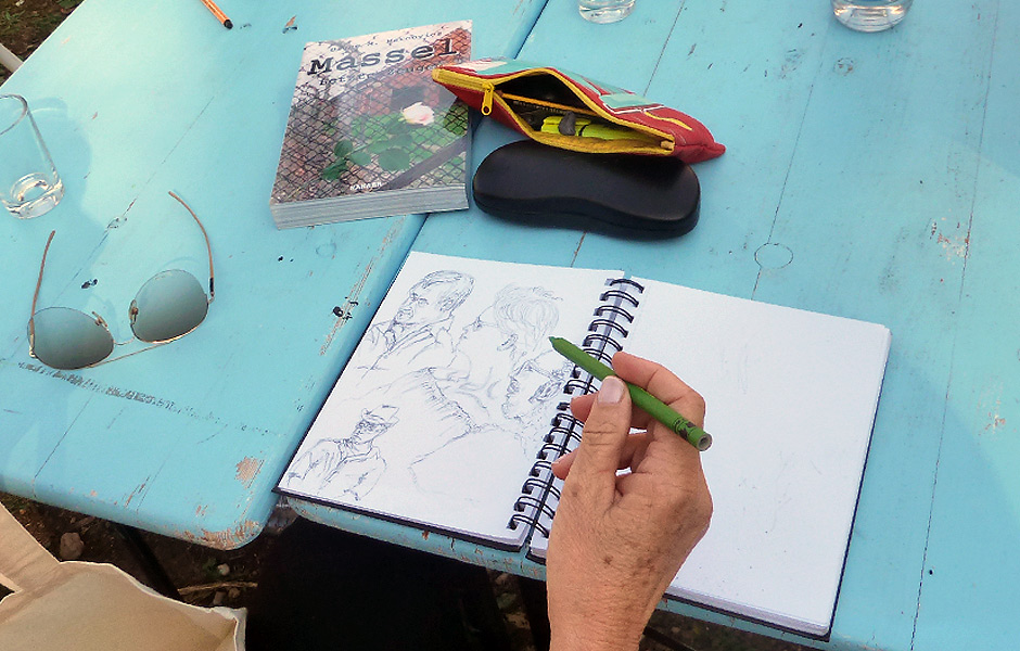 Besuch KULTURCONTAINER von Notker Schweikhardt