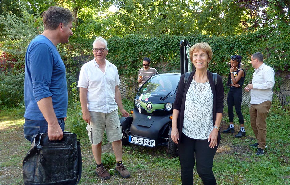 Besuch KULTURCONTAINER von Notker Schweikhardt