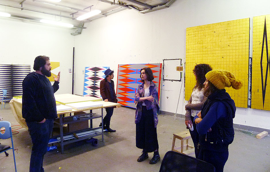 Atelierbesuch PABLO GRISS