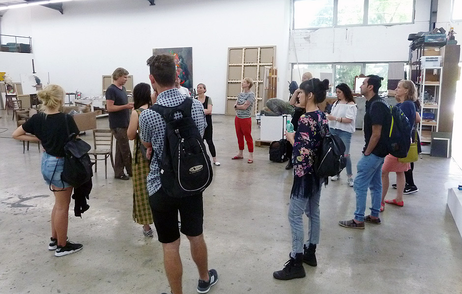 Atelierbesuch JONAS BURGERT