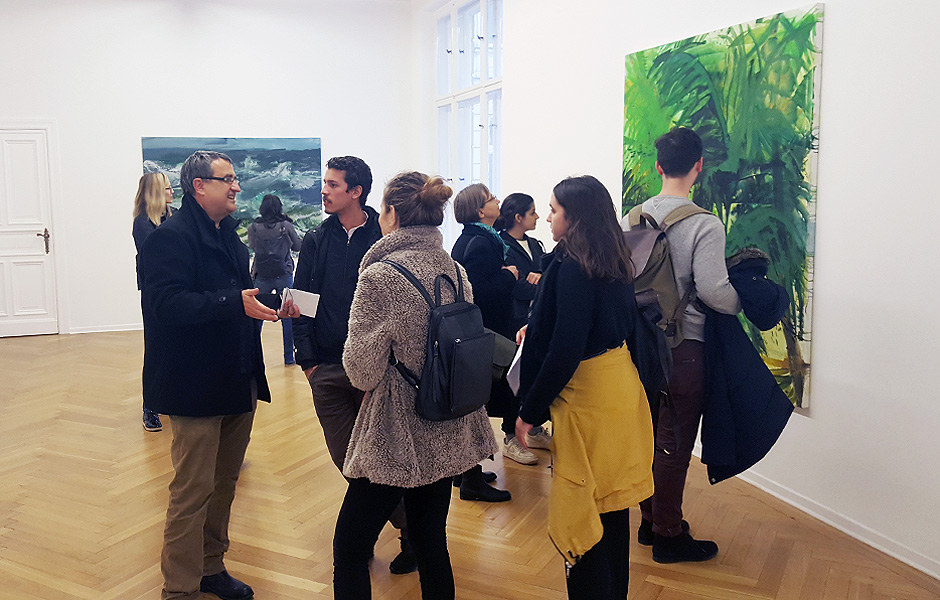 Besuch TAXIS, MONSTERS AND THE GOOD OLD SEA von Rainer Fetting