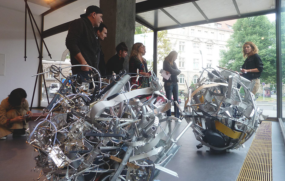 Besuch EN ROUTE von Silvia Lorenz & Peter Pilz