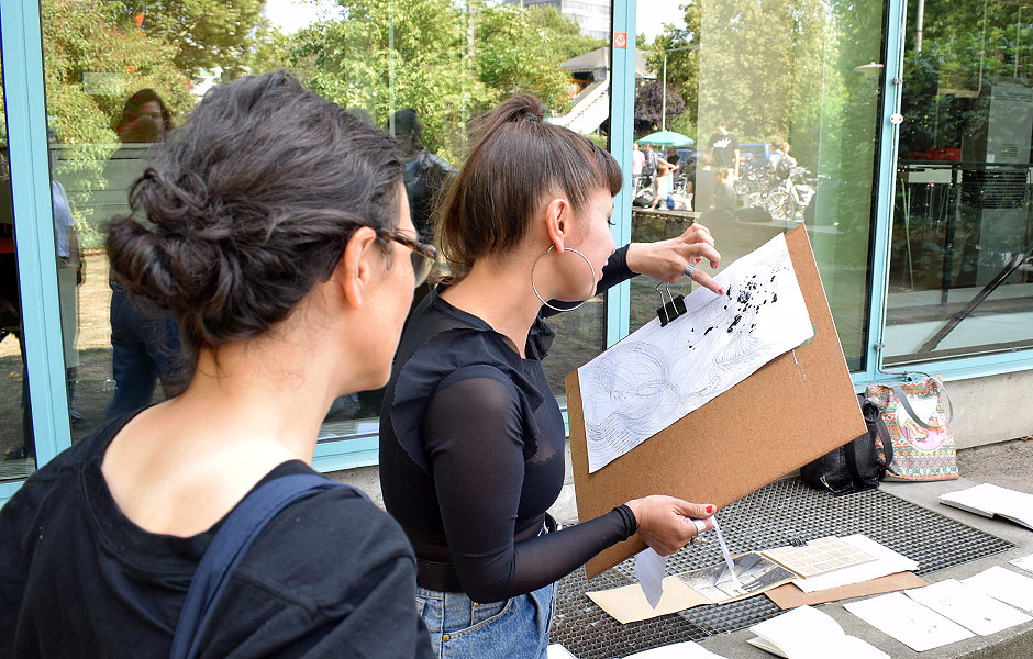 Seminar ZEICHNUNG IN SITU von Nadine Fecht