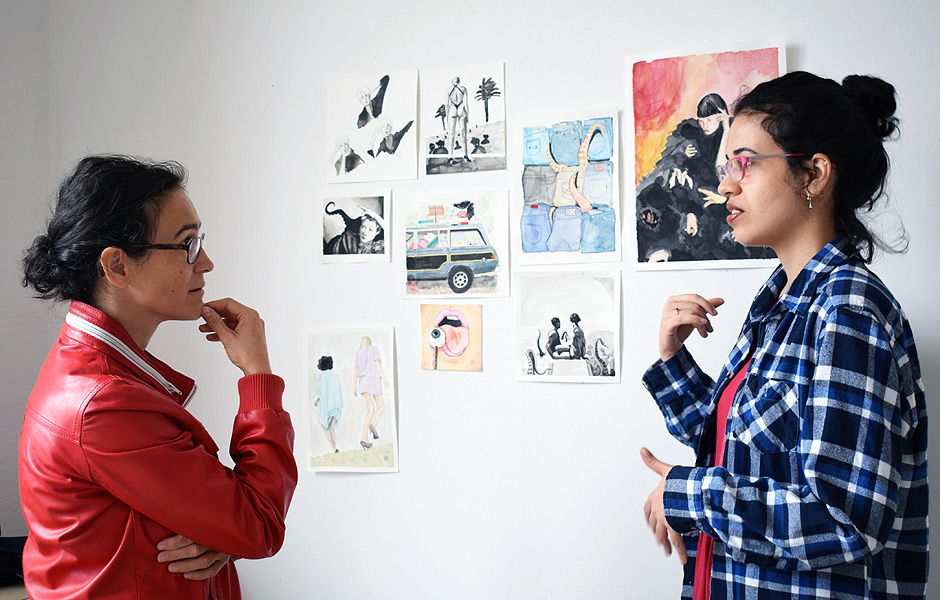 Seminar ZEICHNUNG IN SITU von Nadine Fecht