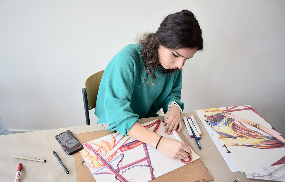 Basiskurs EXPERIMENTELLES ZEICHNEN von Nikola Röthemeyer