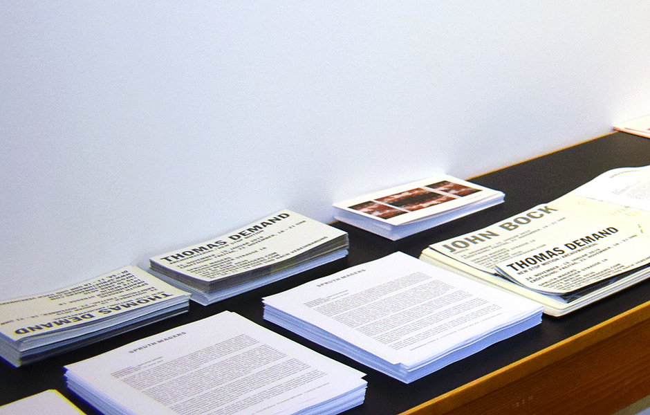 Visit to UNHEIL by John Bock & ARCHIVMATERIAL / NEW STOP MOTION by Thomas Demand