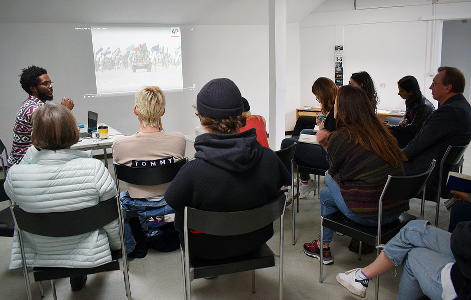 Vortrag KUNSTSZENE SUDAN von Muhammad Salah