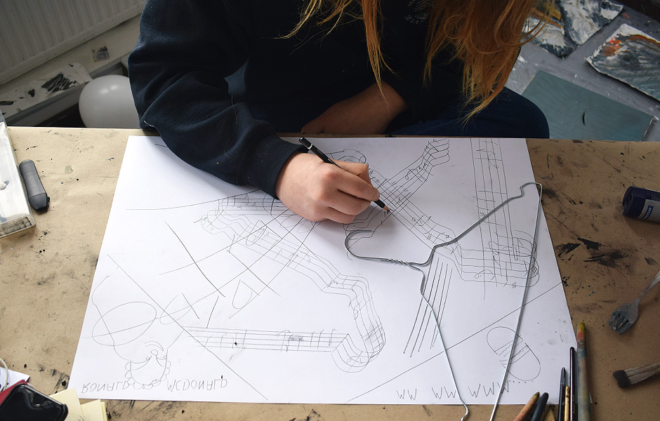 Basiskurs EXPERIMENTELLES ZEICHNEN von Nikola Röthemeyer