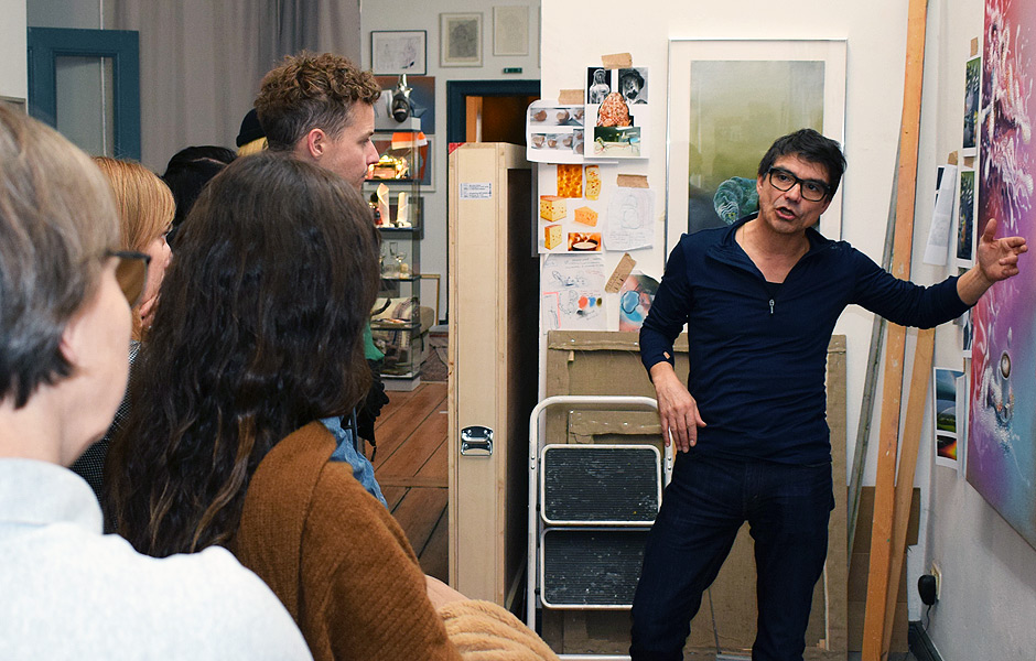 Atelierbesuch BERNHARD MARTIN