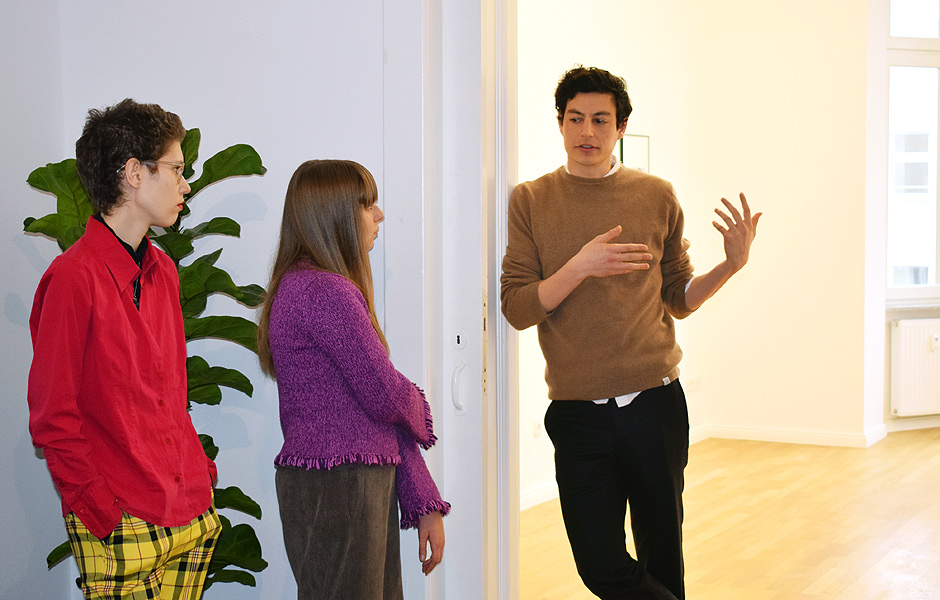 Besuch CECILIA in der Galerie Sweetwater, Berlin