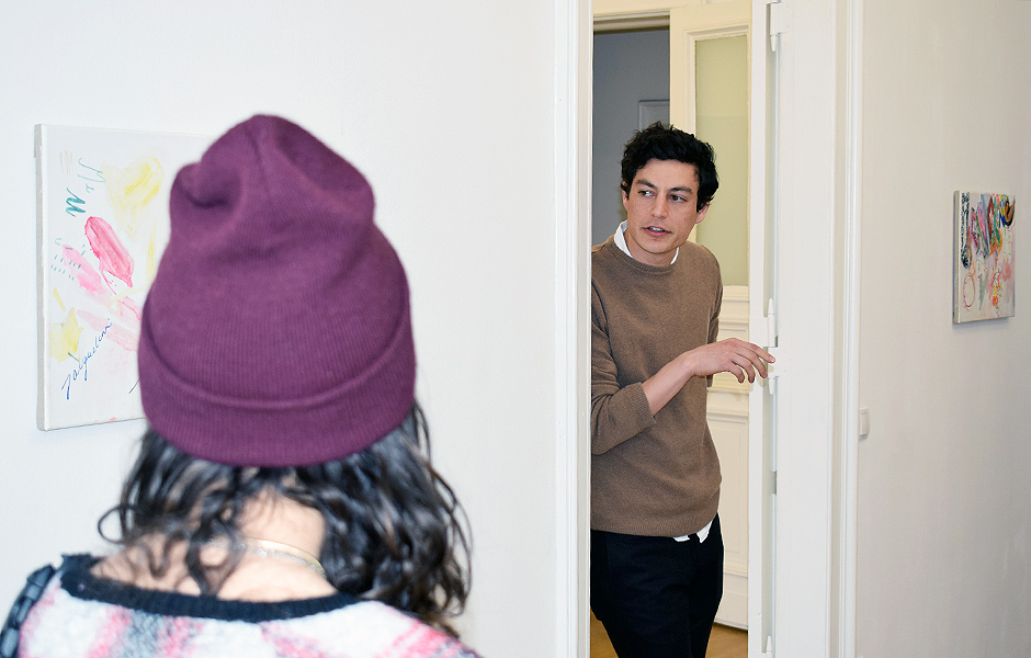 Besuch CECILIA in der Galerie Sweetwater, Berlin