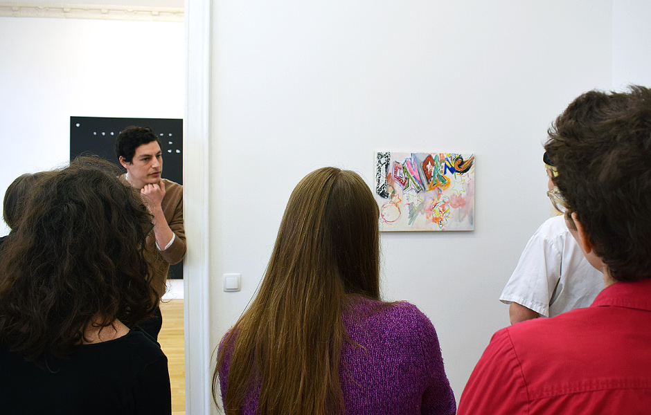 Besuch CECILIA in der Galerie Sweetwater, Berlin