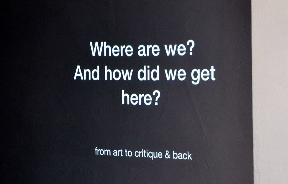Lecture WHERE ARE WE? HOW DID WE GET HERE? by Andreas Schlaegel
