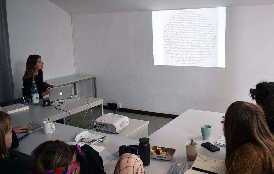 Lecture ARTIST AND WRITER: WHO NEEDS WHO(M)? by Louisa Elderton