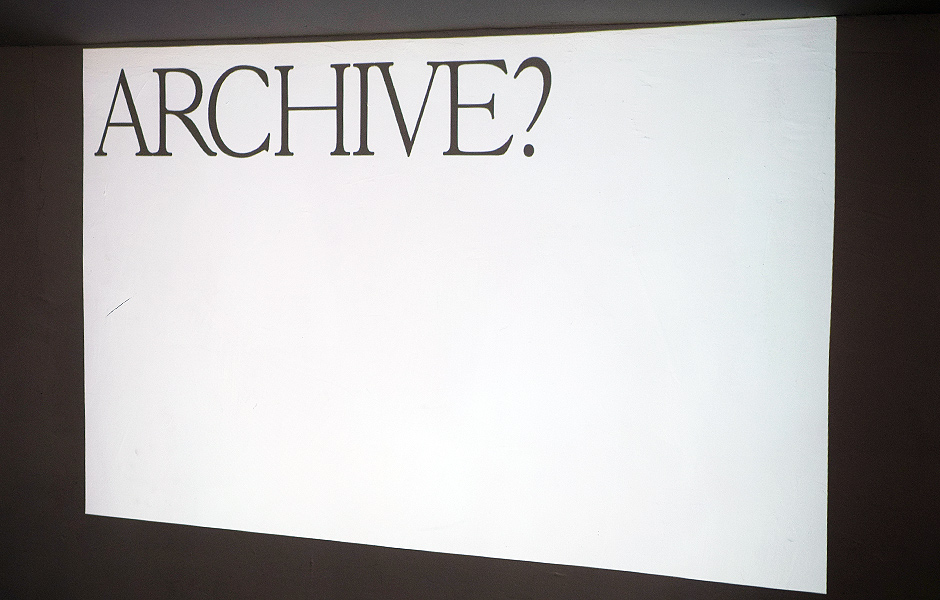 Seminar DEIN ARCHIV IST DEINE METHODE von Man Schneider