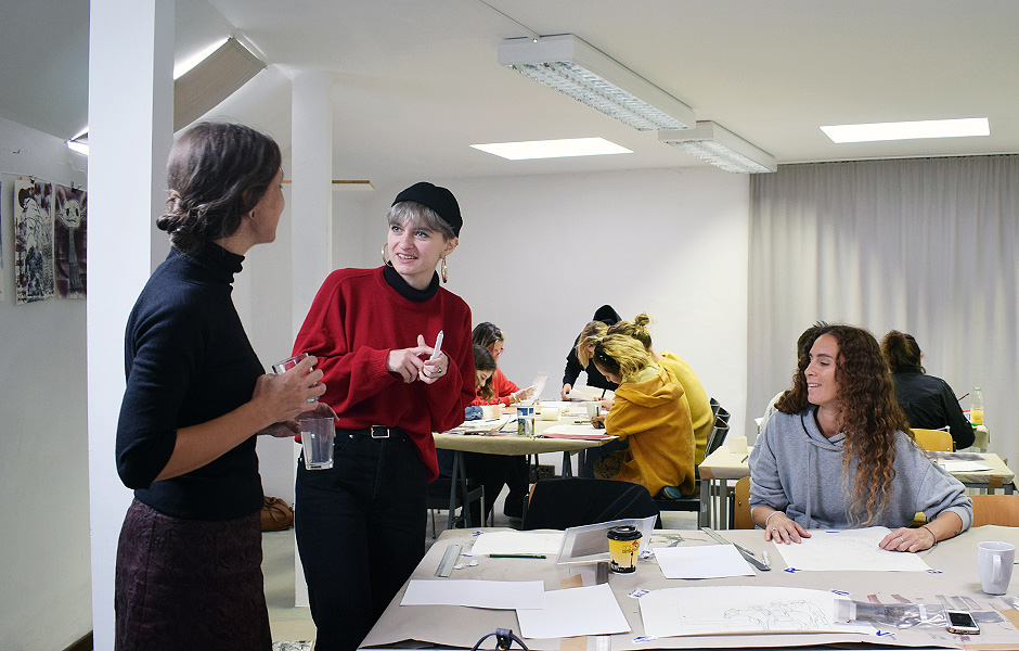 Basiskurs EXPERIMENTELLES ZEICHNEN von Anja Tchepets