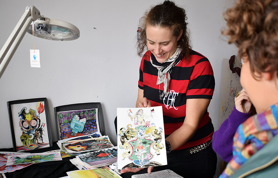 Atelierbesuch CATHERINE LORENT