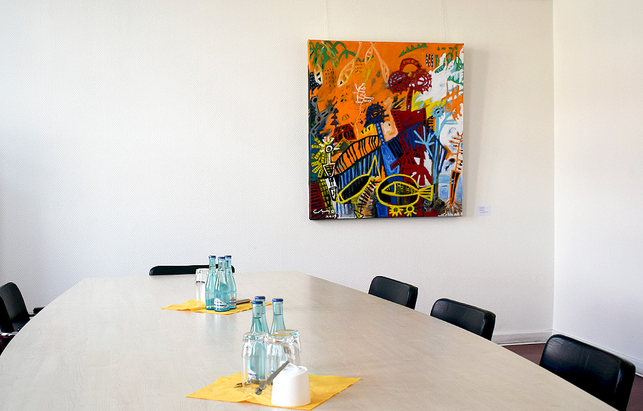 COEXISTING LIFE von Hyon Hartberger im Rathaus Berlin Pankow