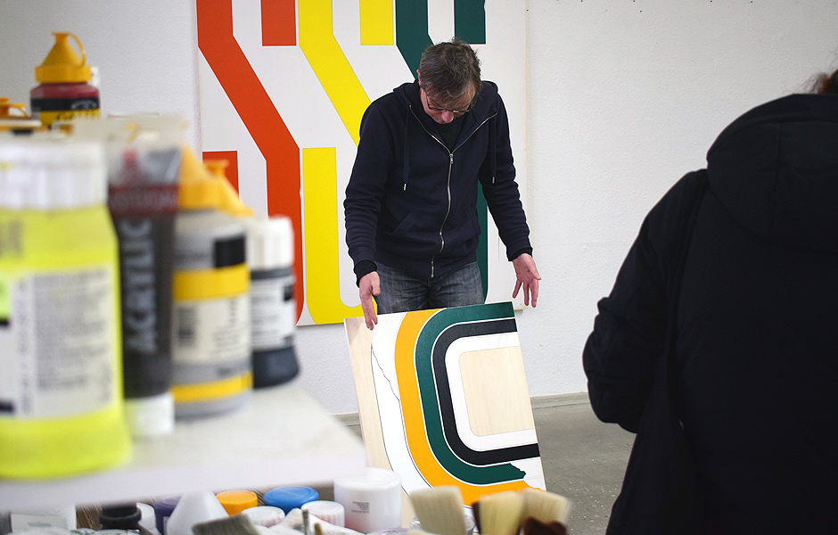 Atelierbesuch JENS WOLF