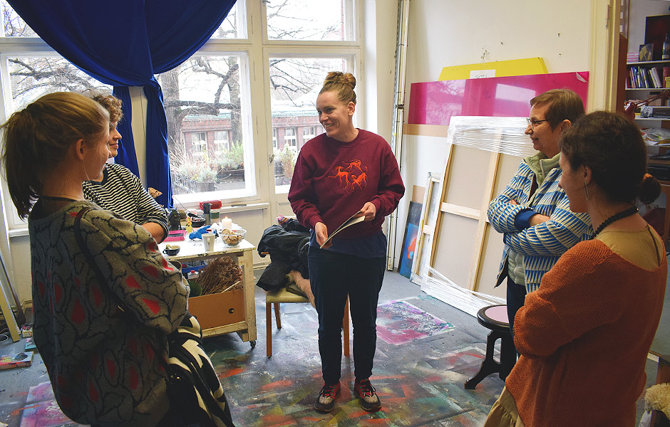 Atelierbesuch BETTINA SCHOLZ