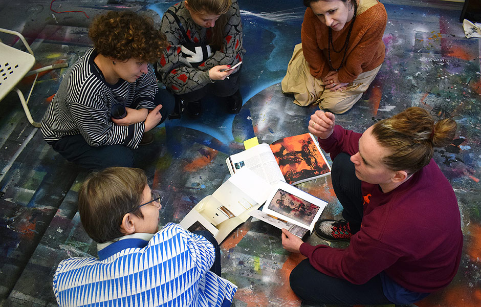 Atelierbesuch BETTINA SCHOLZ