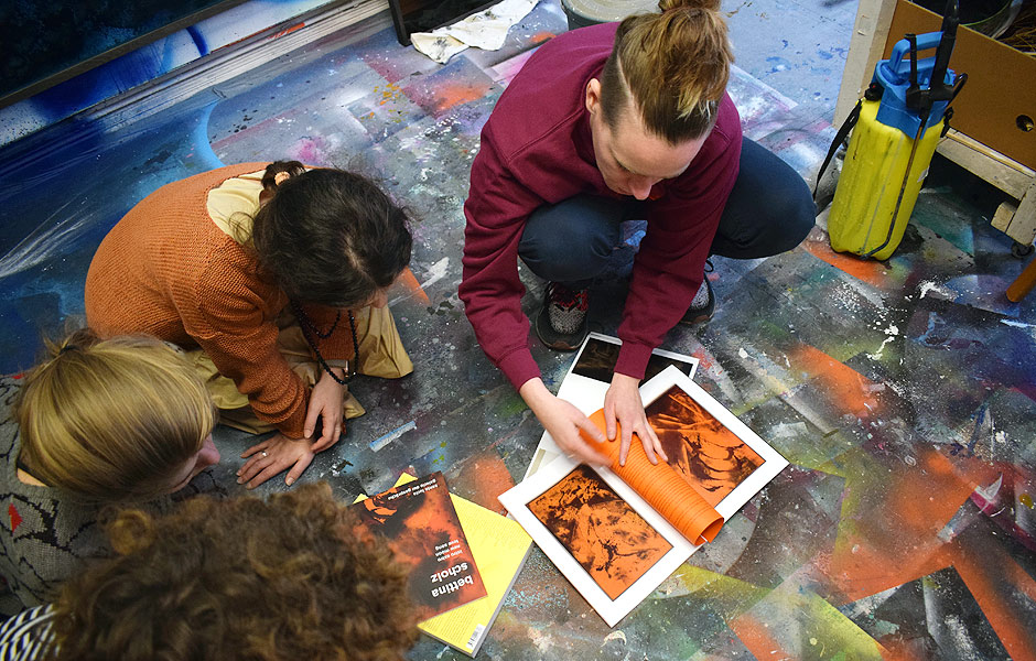 Atelierbesuch BETTINA SCHOLZ