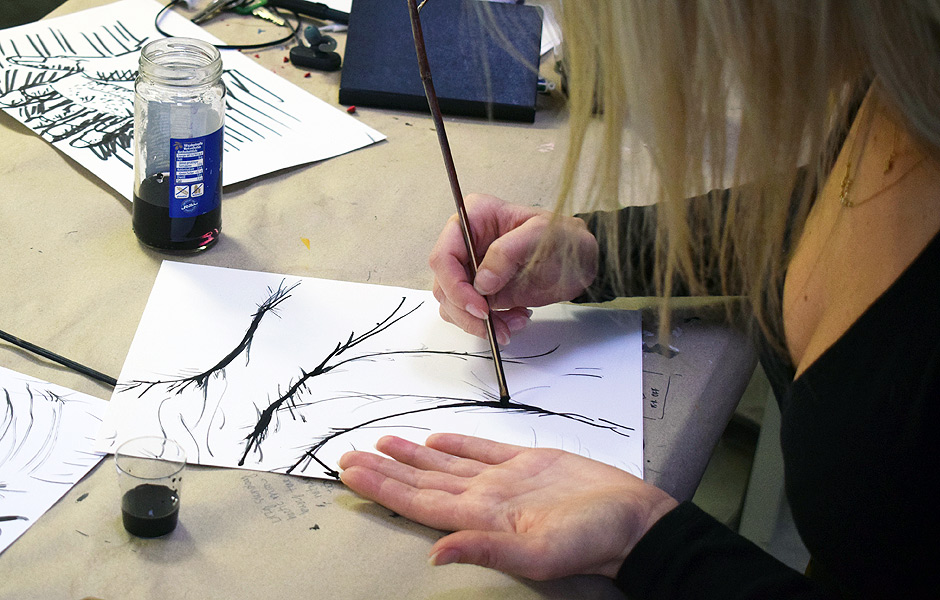 Basic Course EXPERIMENTAL DRAWING by Anja Tchepets