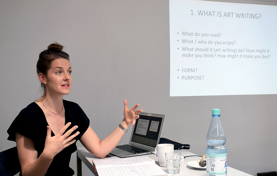 Seminar ART WRITING AS PRACTICE by Louisa Elderton