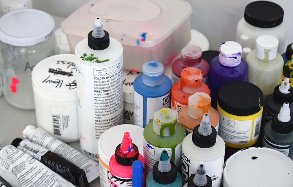 Basiskurs TECHNISCHER WORKSHOP von Mirjam Hintz & GOLDEN Artist Colors