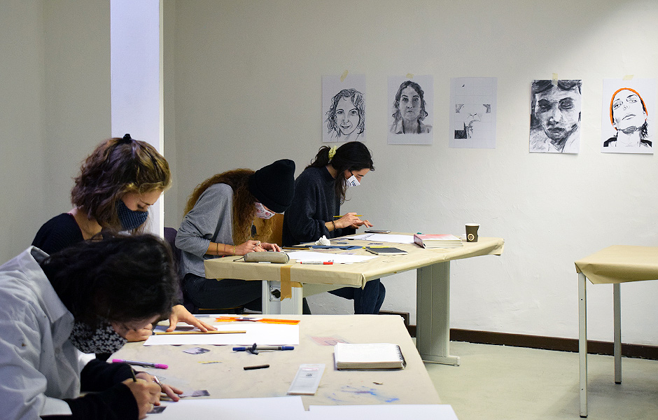 Basic Course EXPERIMENTAL DRAWING by Anja Tchepets