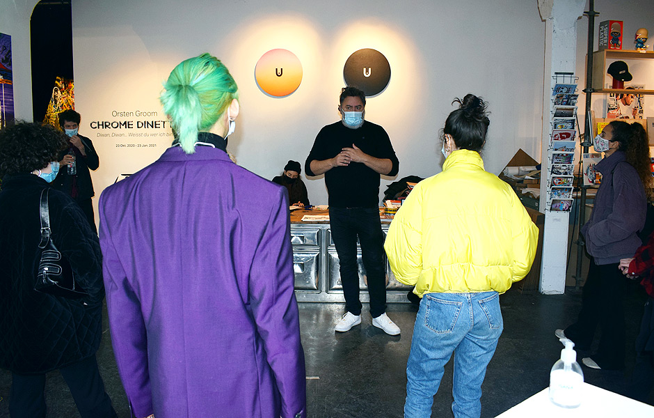 Visit to CHROME DINETTE by Orsten Groom at URBAN SPREE Galerie