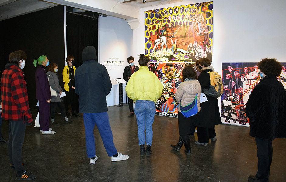 Visit to CHROME DINETTE by Orsten Groom at URBAN SPREE Galerie