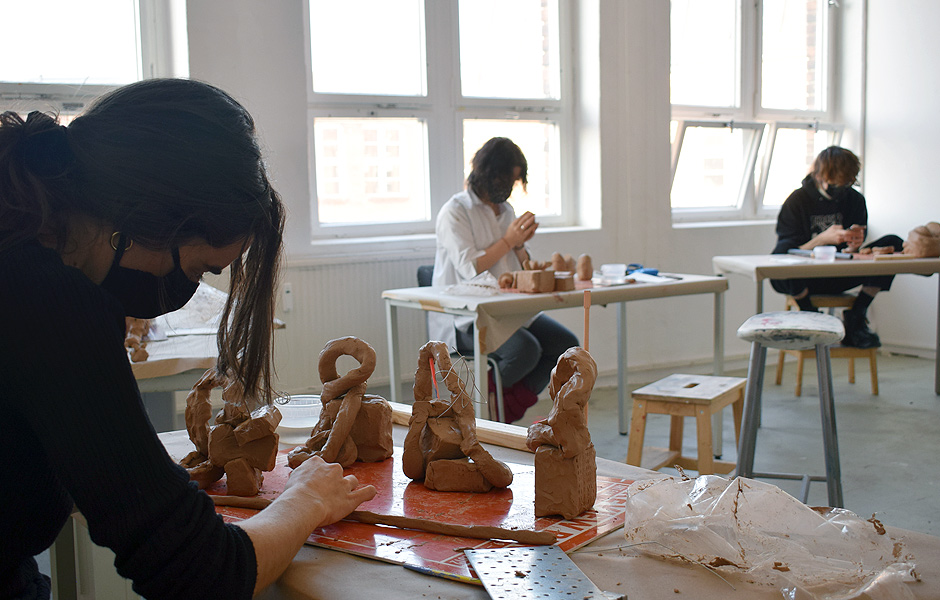 Basiskurs SKULPTURALE PROZESSE von Silvia Lorenz