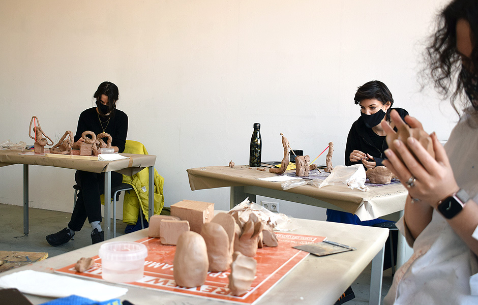 Basiskurs SKULPTURALE PROZESSE von Silvia Lorenz