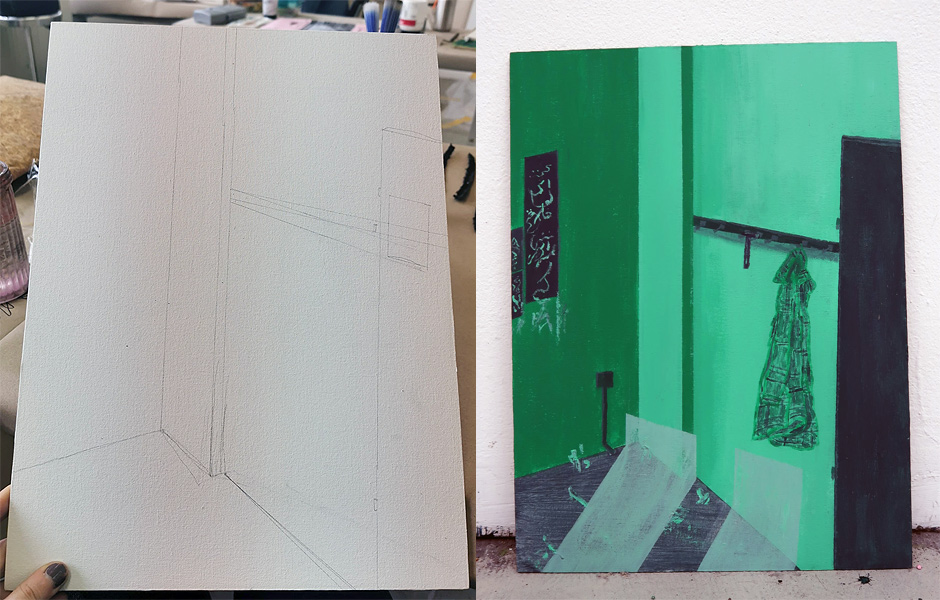 Online Basic Course EXPLORATIONS IN PAINTING by Julie Beugin