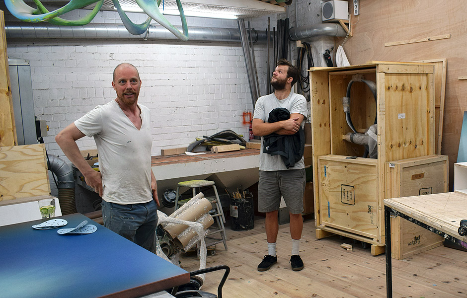 Atelierbesuch WOLFGANG FLAD