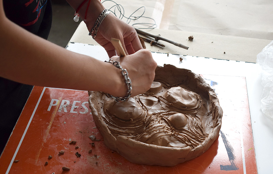 Basiskurs SKULPTURALE PROZESSE von Silvia Lorenz