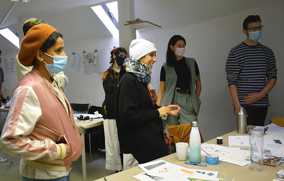 Basiskurs EXPERIMENTELLES ZEICHNEN von Emily Hunt