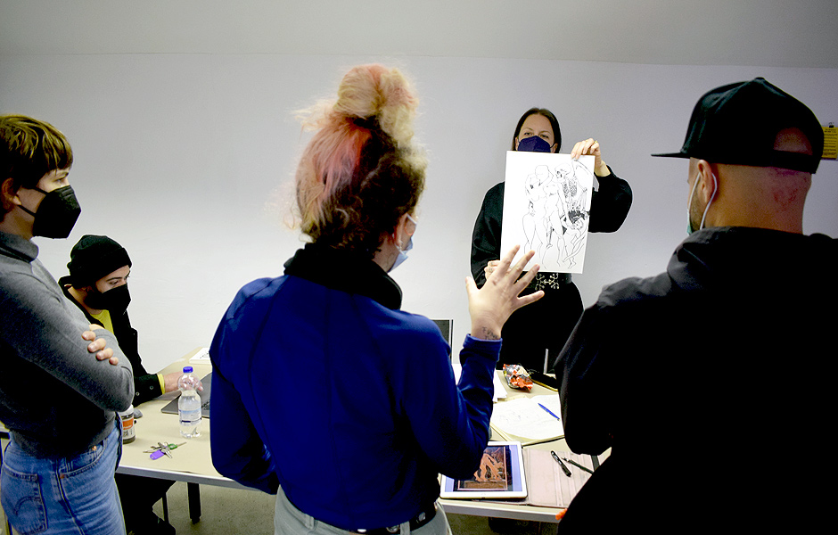 Basiskurs EXPERIMENTELLES ZEICHNEN von Emily Hunt