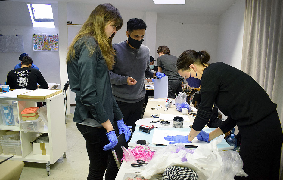 Basiskurs EXPERIMENTELLES ZEICHNEN von Emily Hunt