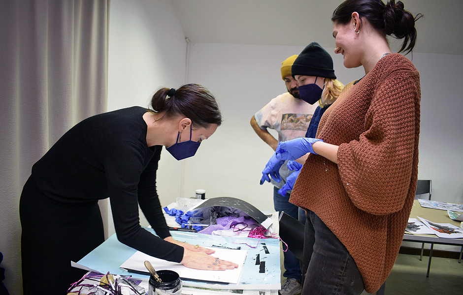 Basiskurs EXPERIMENTELLES ZEICHNEN von Emily Hunt