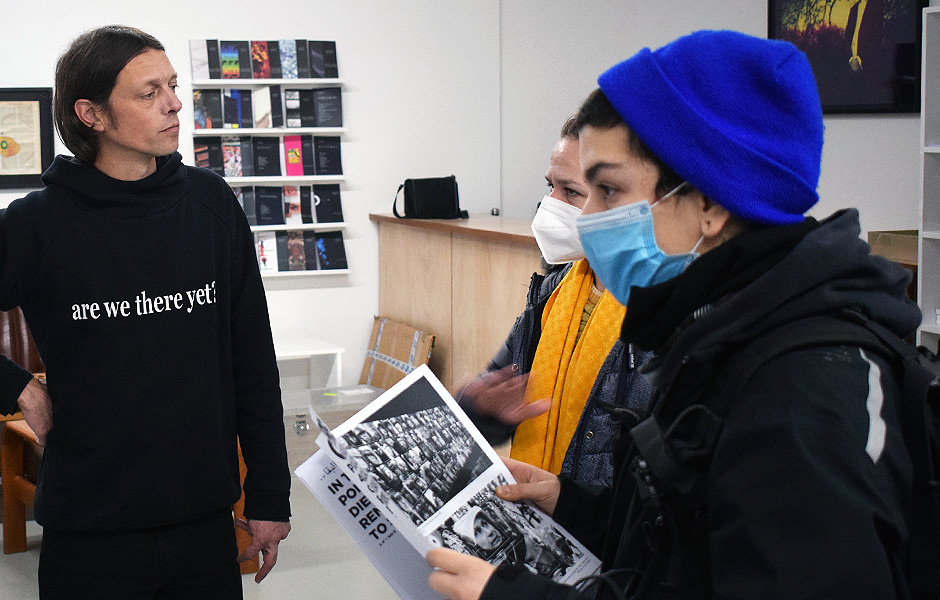 Besuch INSURGENCY OF LIFE von Goldin+Senneby bei NOME