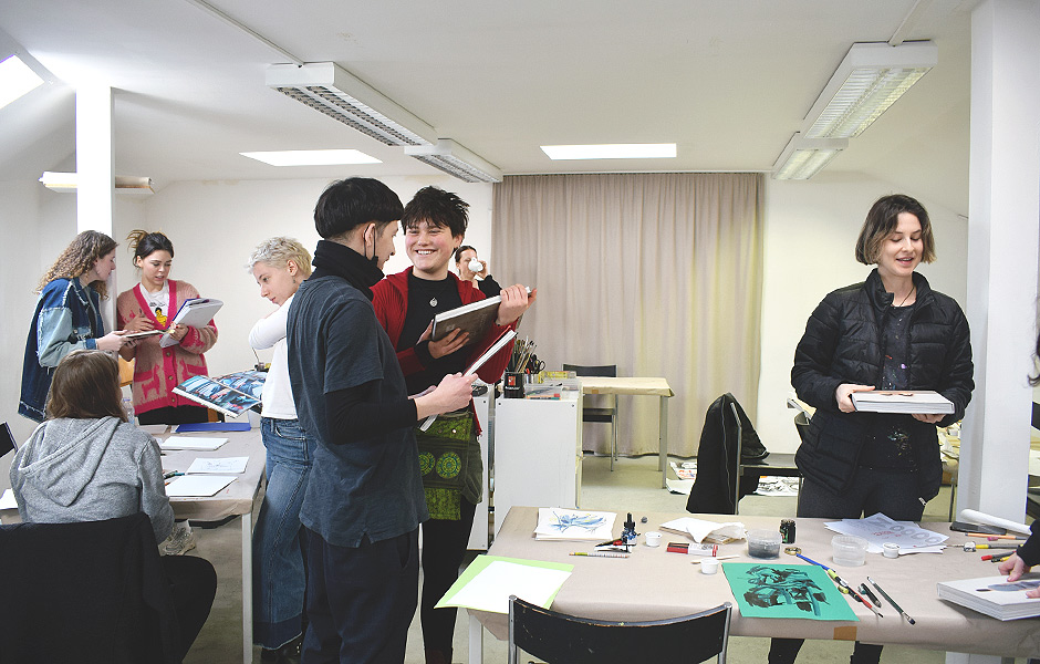 Basiskurs EXPERIMENTELLES ZEICHNEN von Emily Hunt