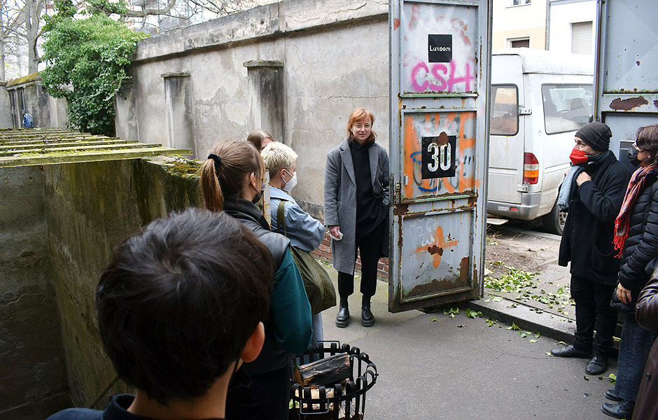 Besuch DRAWN von Christian Schwarzwald bei Ebensperger
