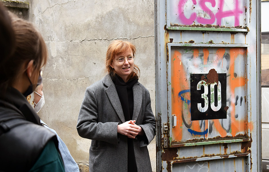 Besuch DRAWN von Christian Schwarzwald bei Ebensperger